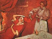 Combing the Hair, Edgar Degas